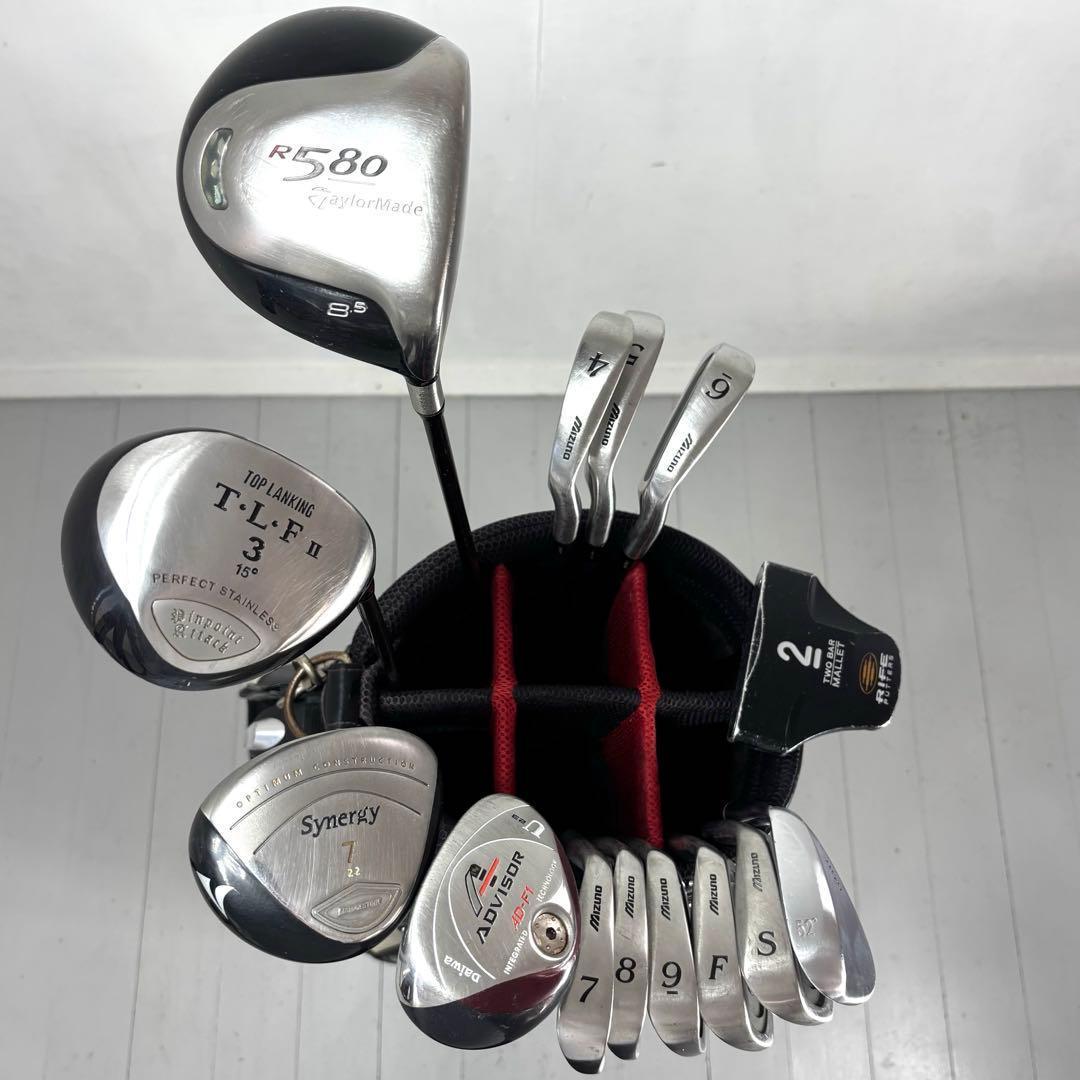 本格派 メンズゴルフクラブ 本 フルセット ゴルフセット お試しセット 豪華