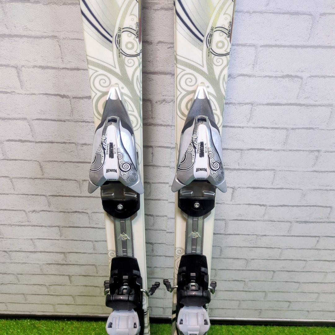 【極美品】K2 レディーススキーセット 149cm 3点セット　スキー板