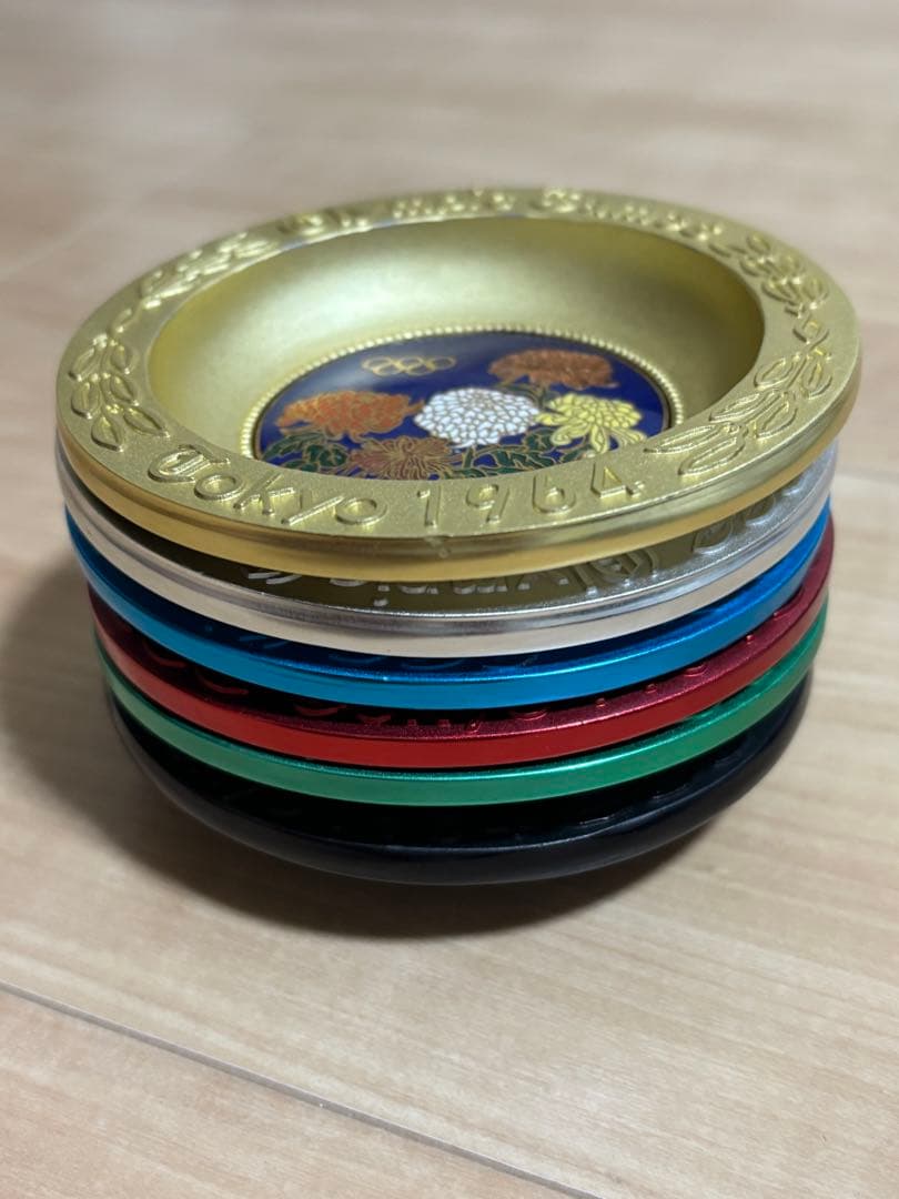 東京オリンピック1964年　記念　6色セット　灰皿