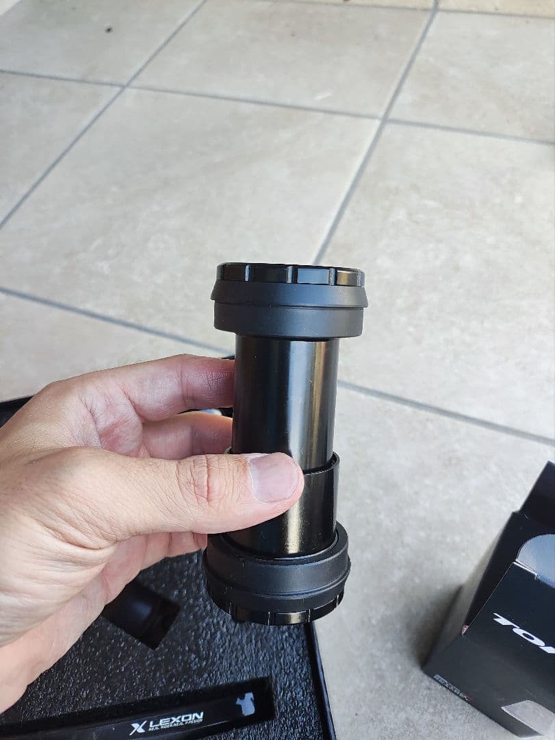 LEXON カーボンクランク 165mm チタン29mm + TOKEN BB