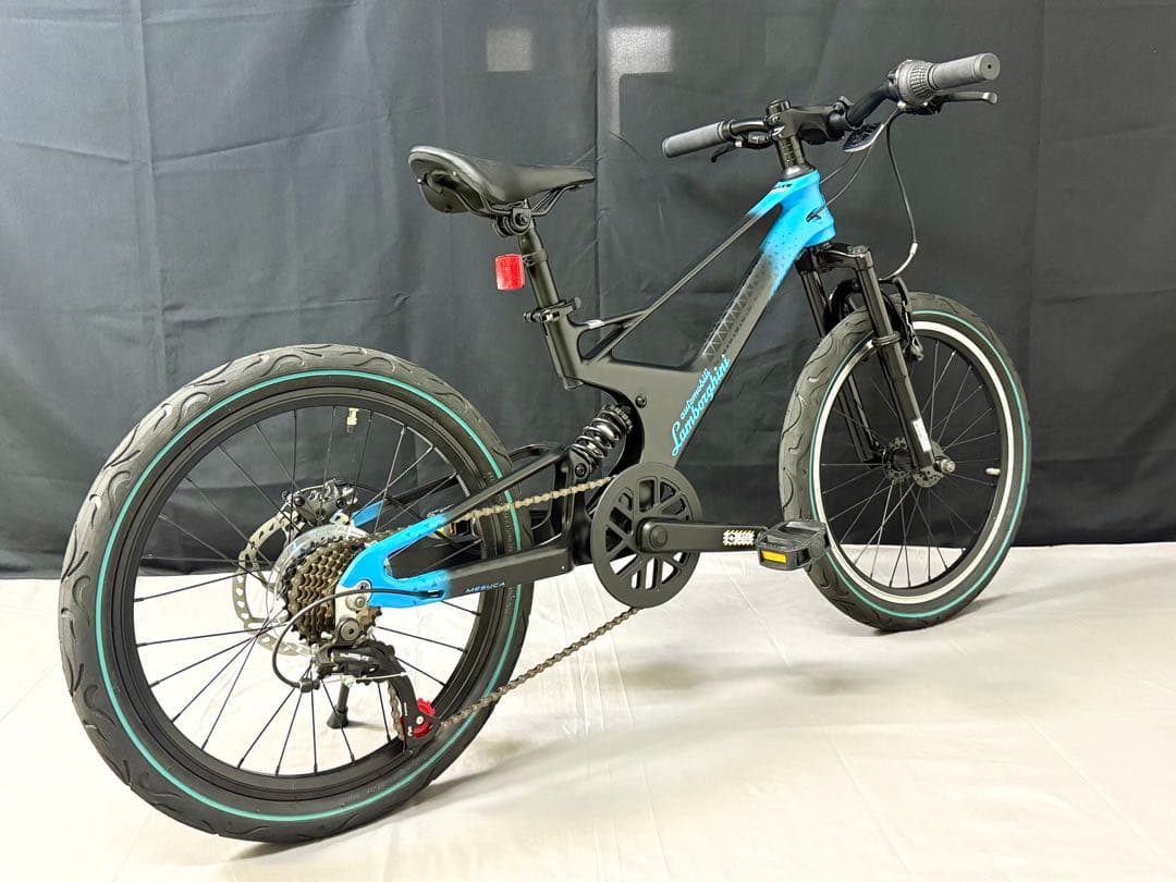 Lamborghini 子供用自転車 20インチ フルサスペンション 7段変速