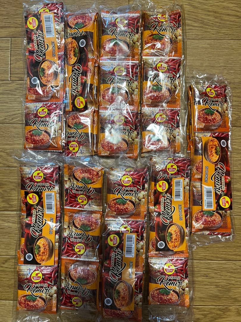 インドネシア チリ ULEG サンバル 125個（合計1,394袋）☆新品☆