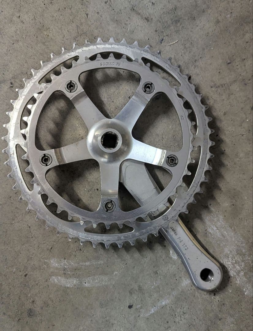 ビンテージ スギノ75 SUGINO75 ロードクランク 170mm