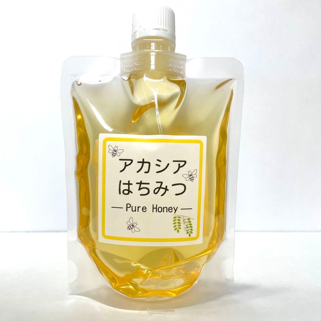 国産〈信州産〉天然はちみつ　新蜜【りんご】2【アカシア】8セット　各300g