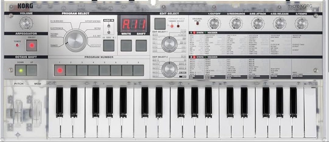 【未使用】microKORG Crystal シンセサイザー
