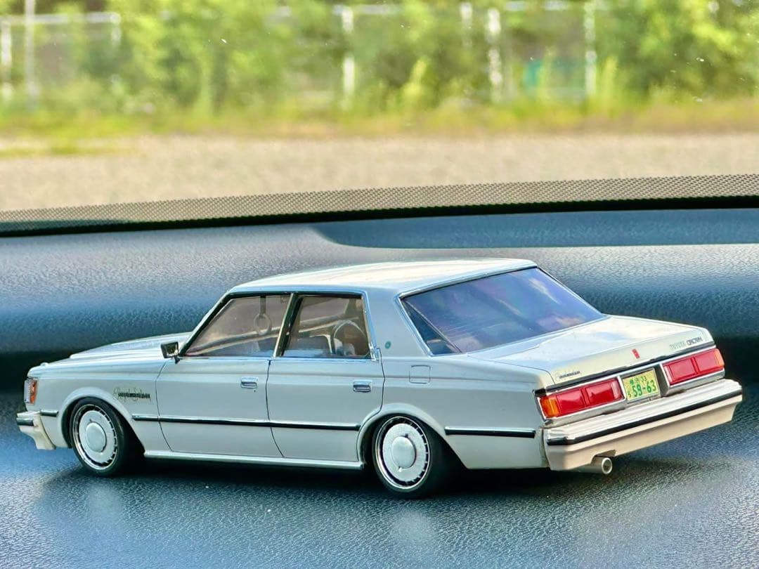 ☆*☆様 【完成品】フジミ•MS110クラウン　鬼クラ　インチアップハの字箱絵仕