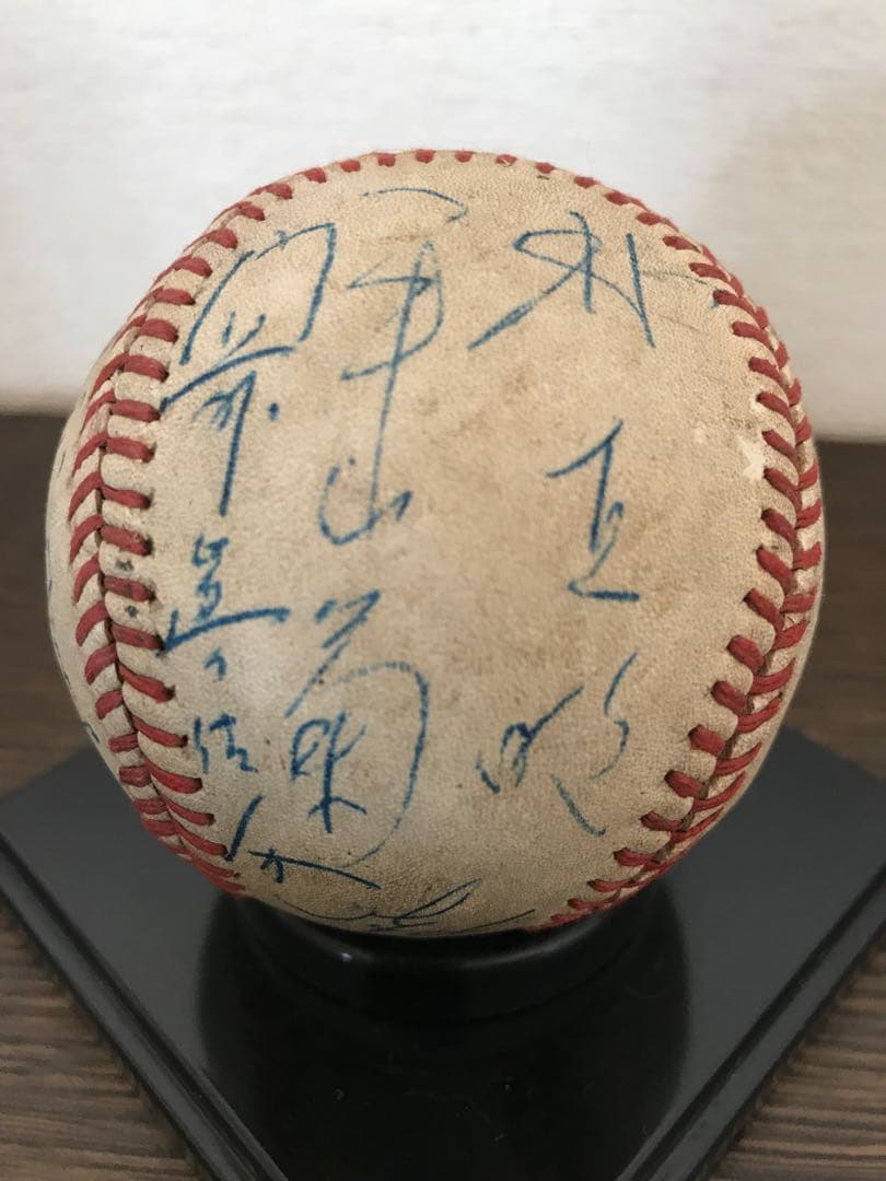 希少！★昭和25年 大洋ホエールズ創設年の選手サインボール◆ 横浜DNA