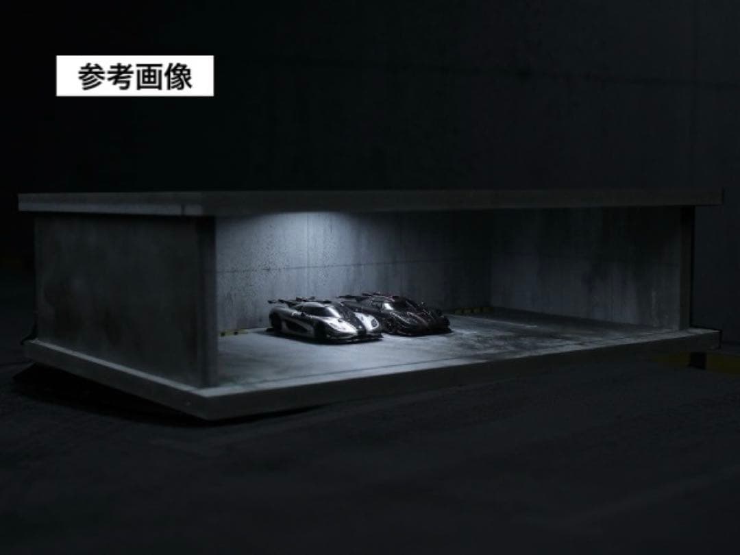1/64 ガレージ　地下駐車場　moreart ホットウィール　minigt