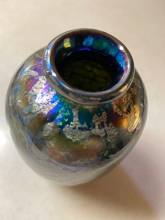 江副行昭　熔壤ガラス花入　お値下しました！