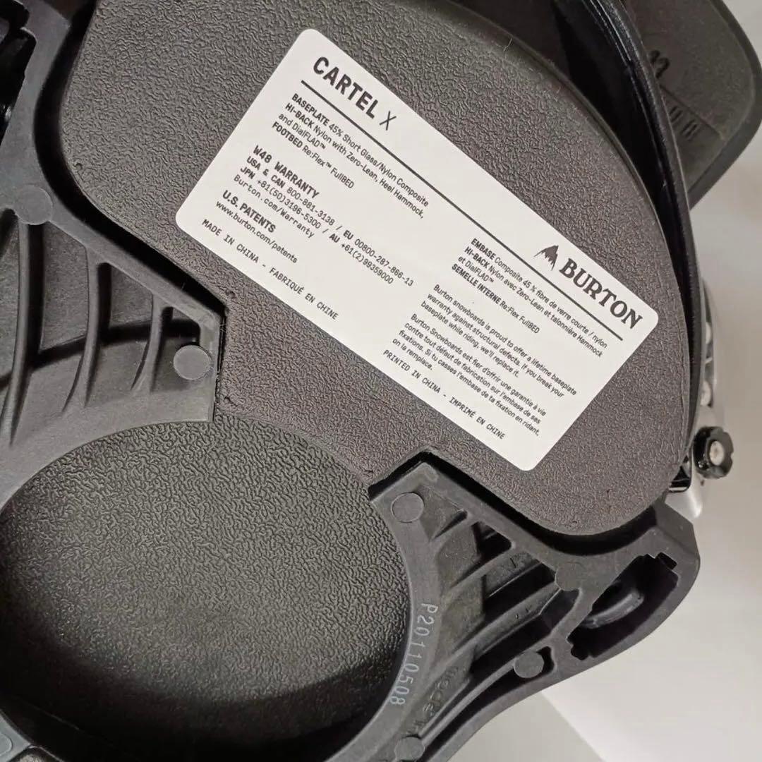 美品　Burton cartel X re:flex Mサイズ　BLACK