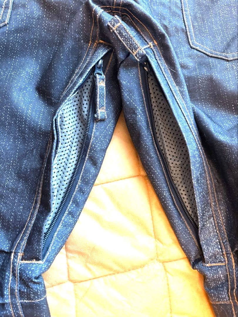 値下げ！sands 高級スノボパンツ　L デニム風