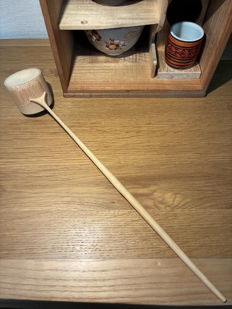 067 茶道具セット 陶器製茶碗と木箱付き