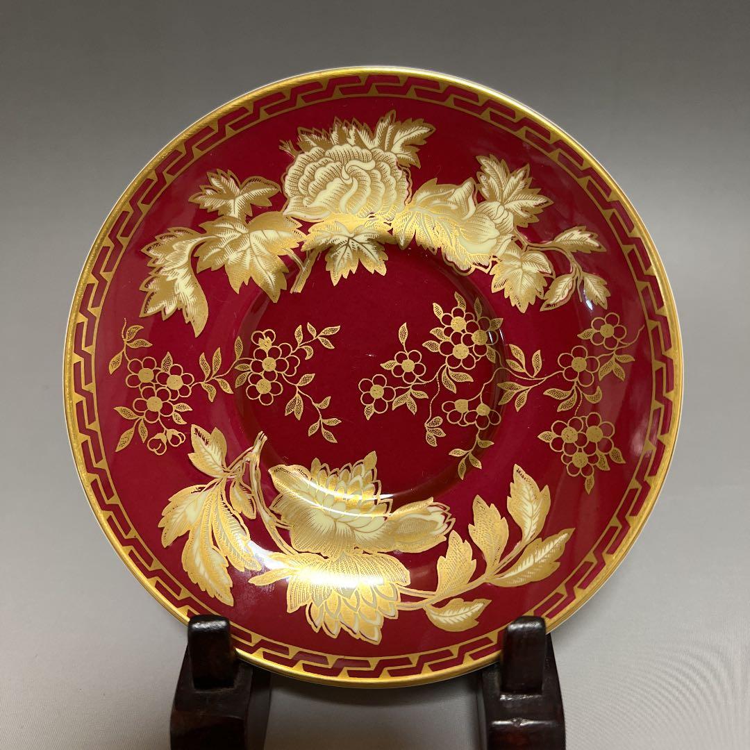 ウェッジウッド トンキン ルビー デミタスカップ＆ソーサー ②