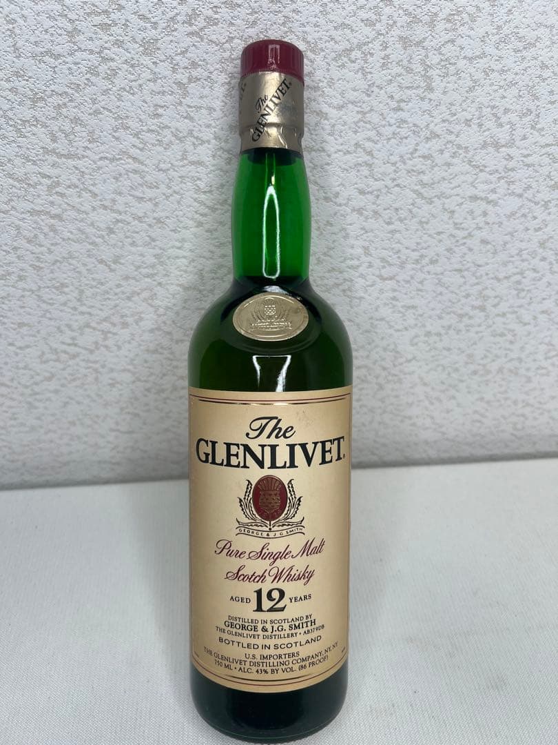 希少 未開栓 The GLENLIVET ザ グレンリヴェット 12年 旧ボトル