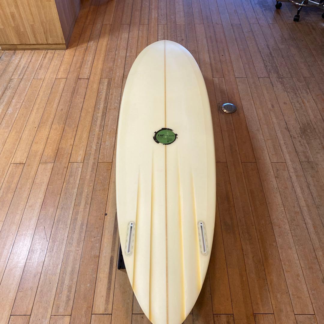 タッピーレコード　クリーム色ファンボード 6.8フィート ダブルコンケーブ