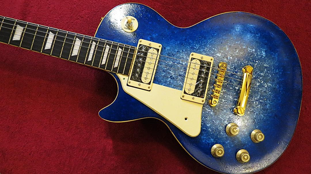 LPLH　豪華仕様ラッカー塗装コイルタップBL　アルニコV　レフティ　左