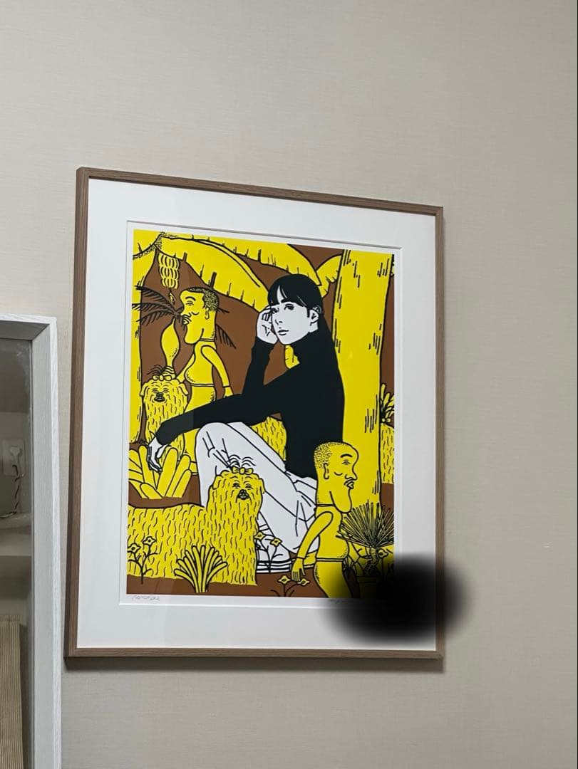 kyne untitled 2024 シルクスクリーン【額装済】