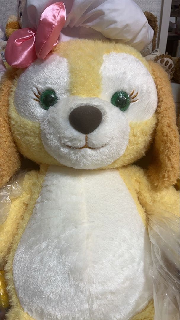 上海ディズニー限定　クッキーアン　ぬいぐるみＬサイズ