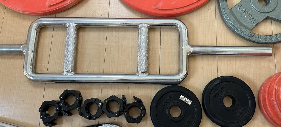 【これだけでホームジム完成】総重量166kg ＋ インクラインベンチ（引取限定）