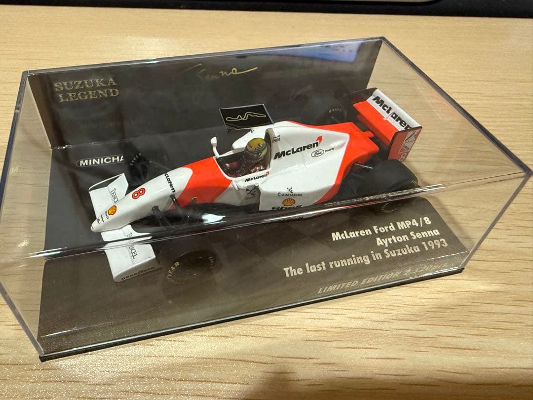 【鈴鹿レジェンド】ミニチャンプス F1 マクラーレン MP4/8 セナ