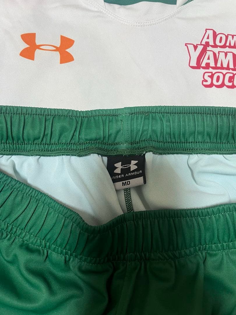 青森山田高校　サッカー部　ユニフォーム　Mサイズ ホームアウェイ白ソックスセット