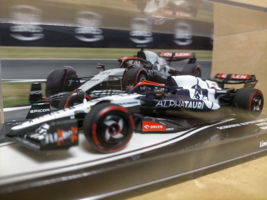 PMA 1/43 アルファタウリ ホンダ F1 AT04 デ フリース 2023