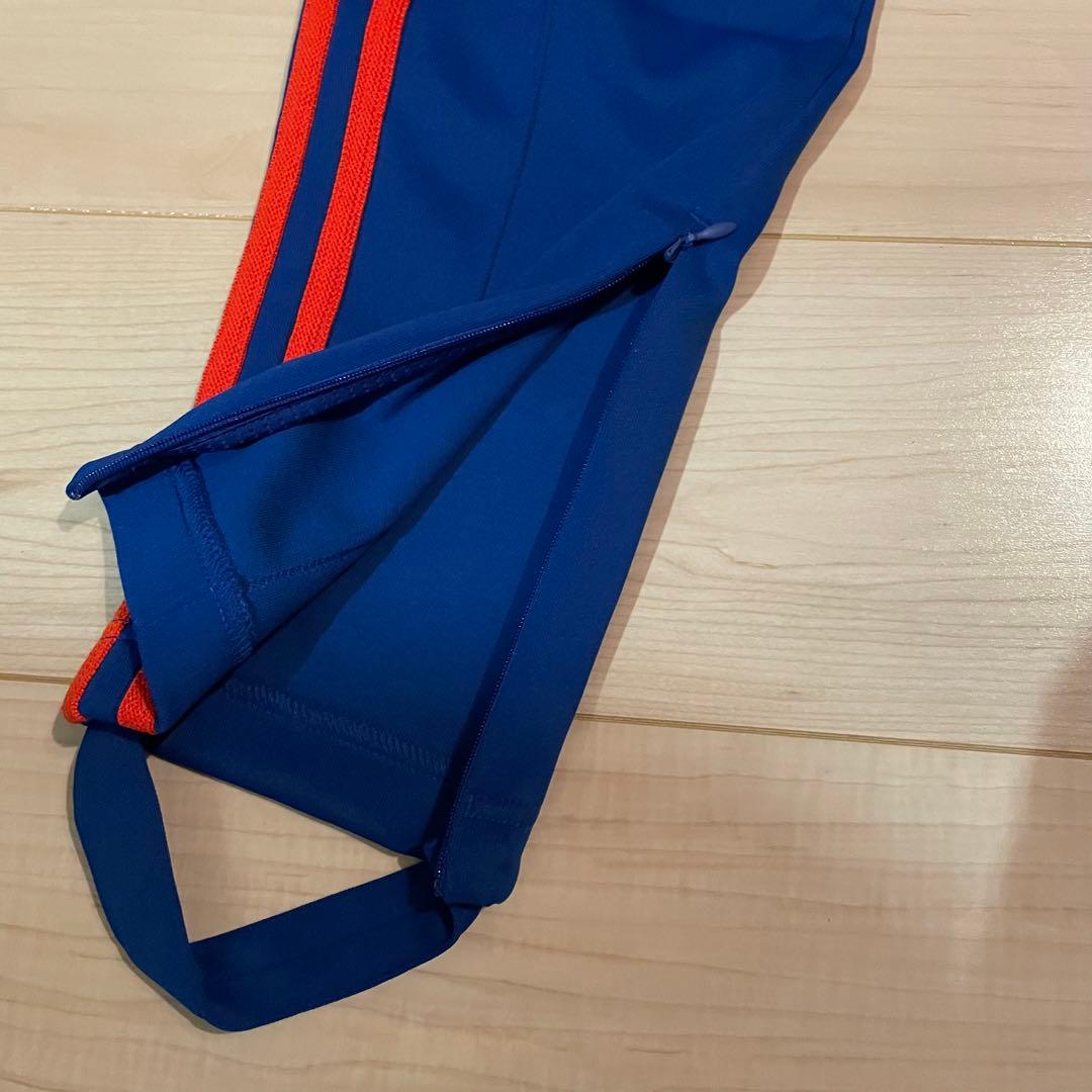 アディダスWales Bonner 青赤ストライプジャージパンツメンズ