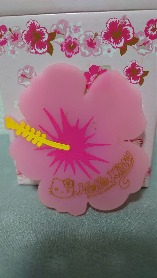 当時物 未使用 ハローキティ シリコンコースター付グラス