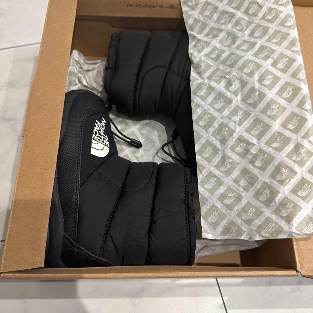 超美品一度使用　THE NORTH FACE 子ども用ブーツ ブラック　20㎝