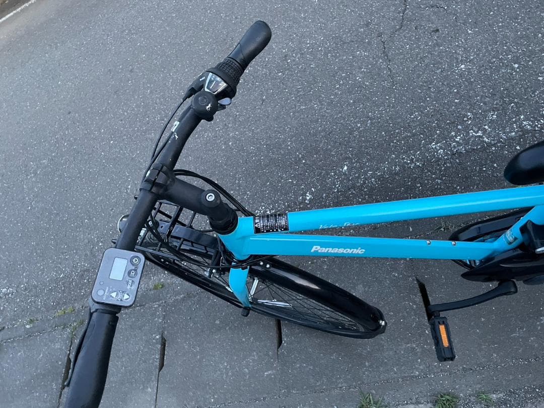 パナソニック 電動スポーツバイク ベロスター 外装7段 フラットアクアブルー