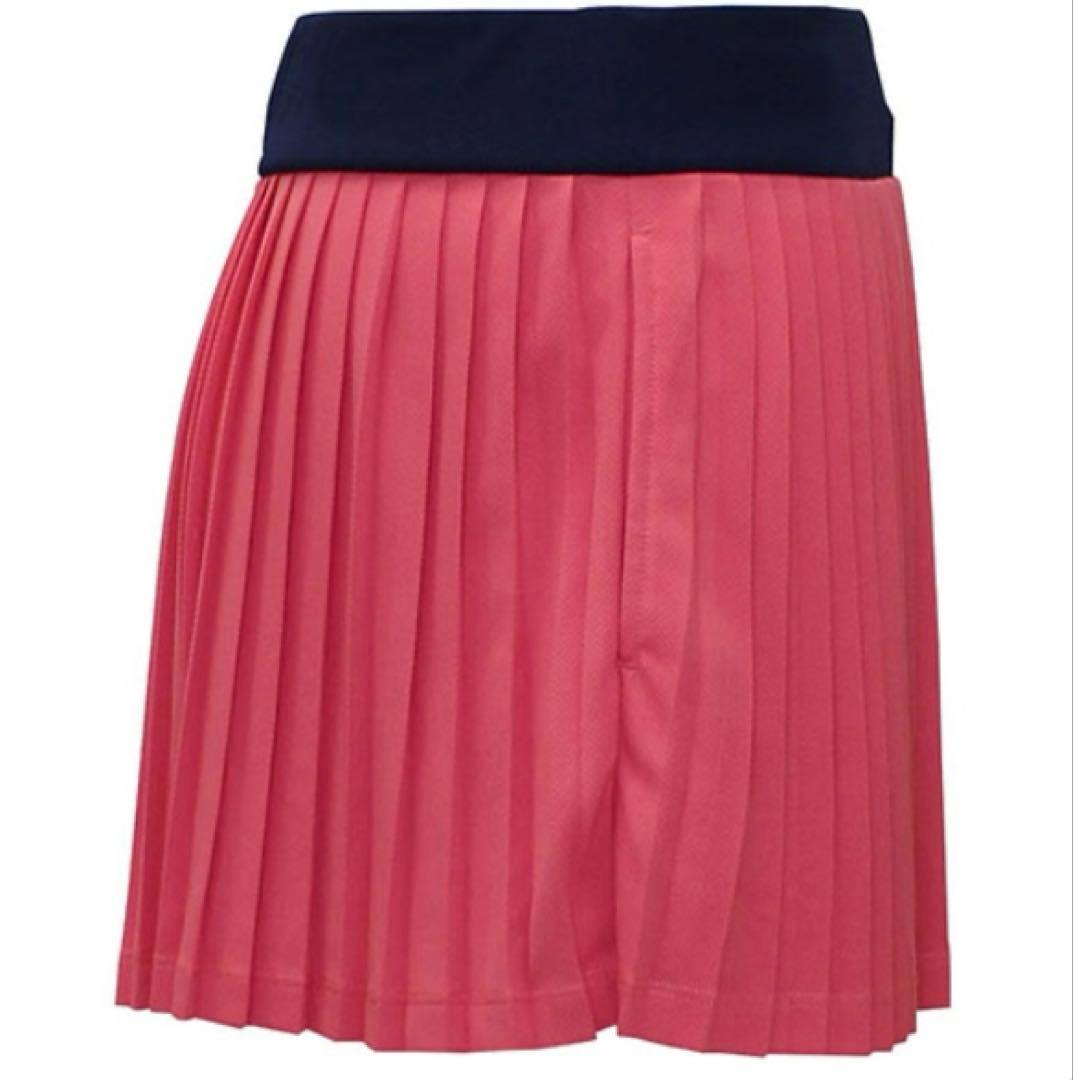 No.261 セントクリストファー✩.*˚総プリーツスコート☆コーラル☆