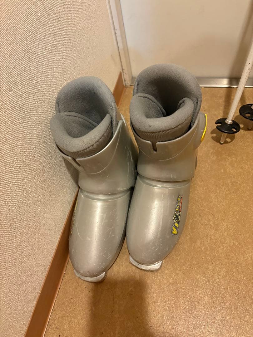 Head スキーセット (ブーツ24.5cm・ストック・板付) 約140cm