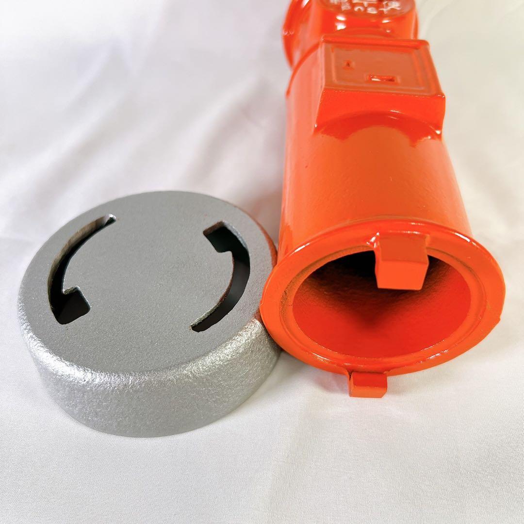 【南部鉄器】昭和レトロ貯金箱　郵便ポスト型　岩鋳鋳造所　iwachu