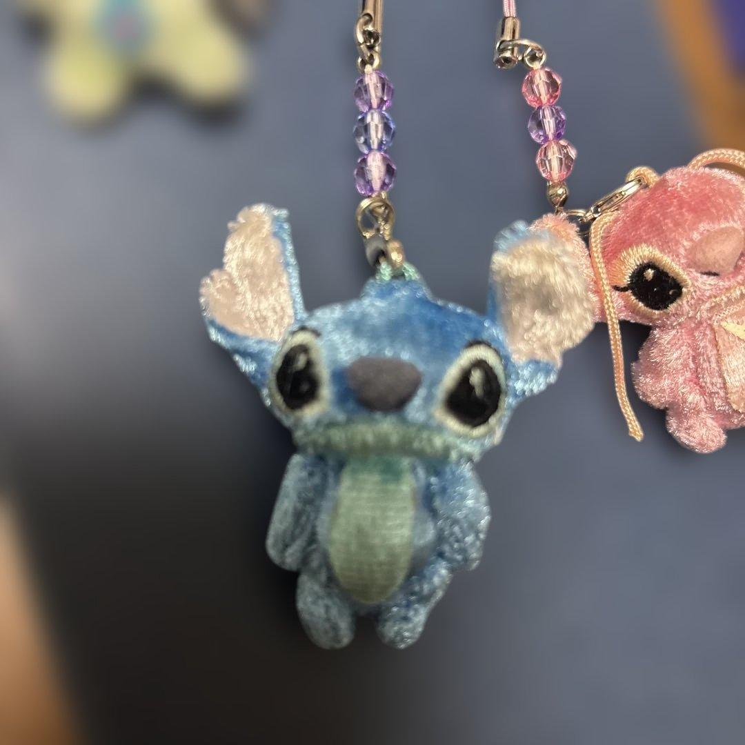 スティッチ　エンジェル 　スクランプ　ストラップ　東京ディズニーリゾート