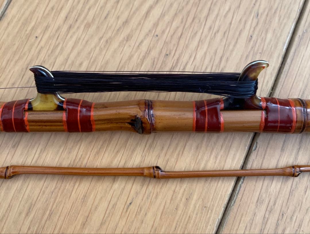 最終　江戸和竿　実釣未使用・完品　ハゼ用水雷竿　東作一門　寿代作　2継　93ｃｍ