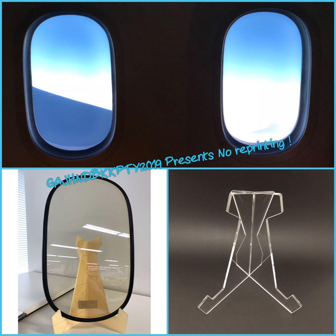 貴重 ANA B 787 客室 窓 実機取り卸し 機窓 プレート フォトスタンド