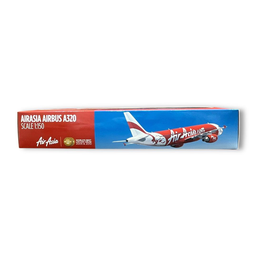 新品 AIR ASIA 1/150スケール エアバス A320 飛行機 模型