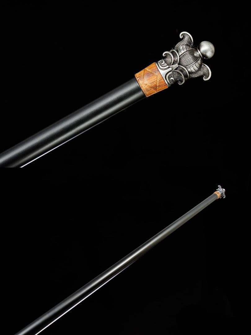 【双龍-九幽冽獄槍】古兵器 武具 手鍛造打 武蔵 銃 槍 鑑賞用 贈り物 武士道