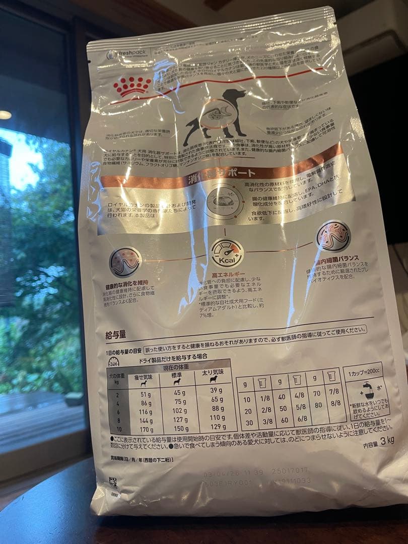  CANIN 消化器サポート 3kgX3袋