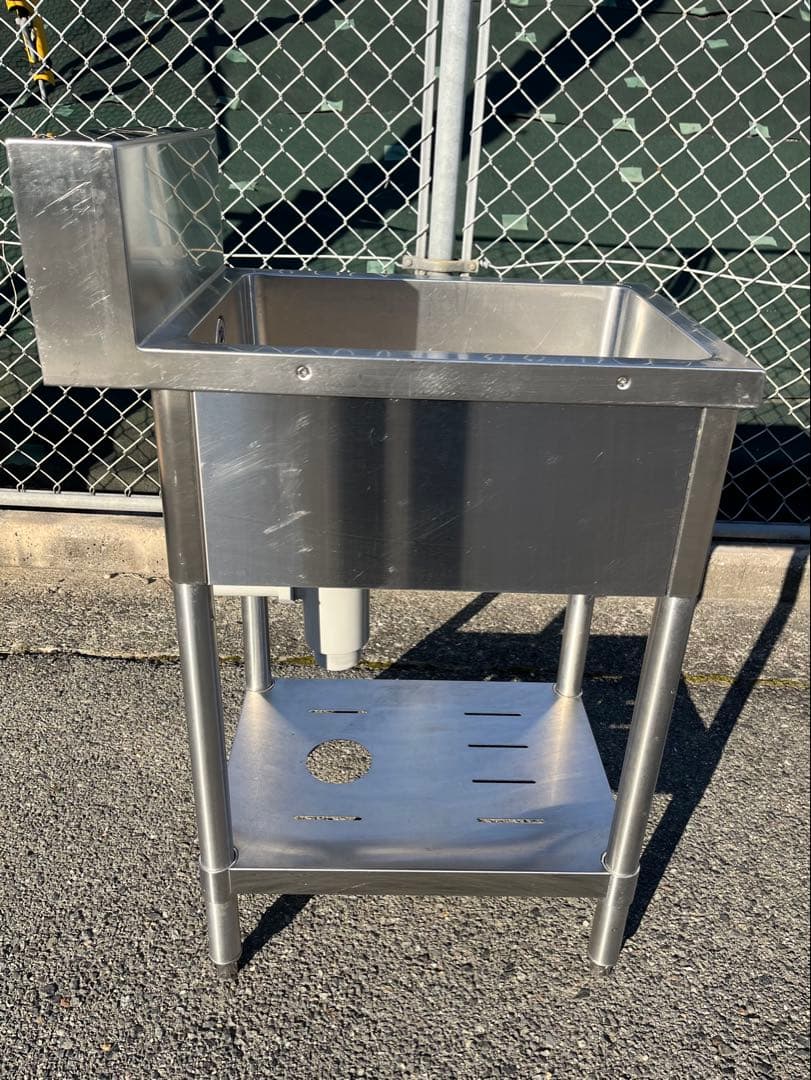 ステンレス1槽シンク 流し台　400×600×800