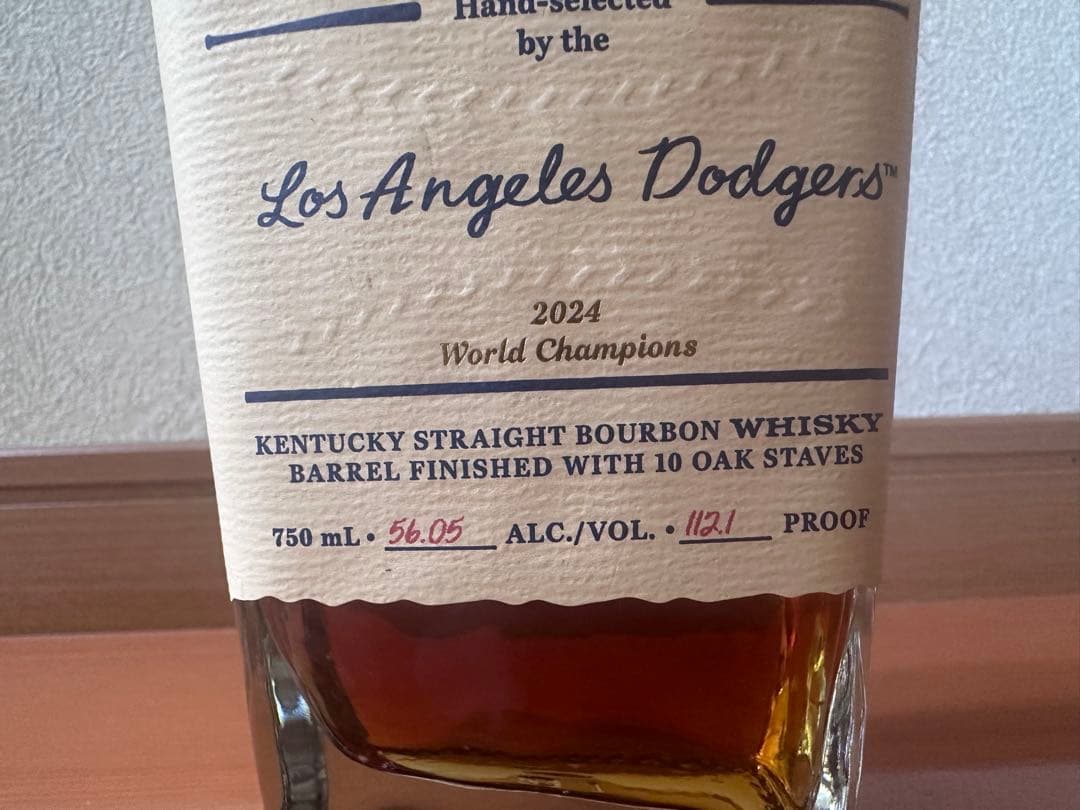 ドジャース優勝記念❣️2024❣️限定ボトル 1本。日本未発売限定275本