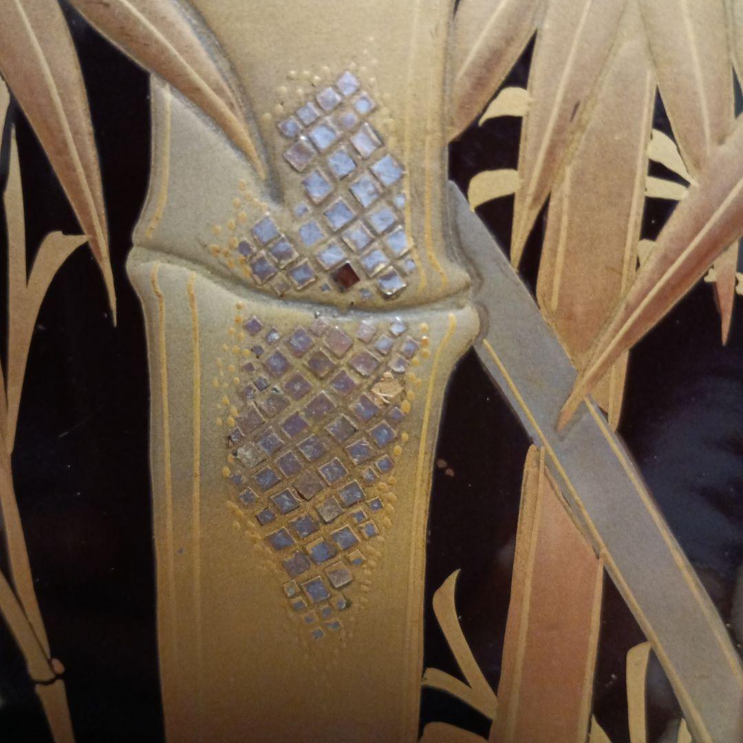 竹のデザイン重箱 漆器