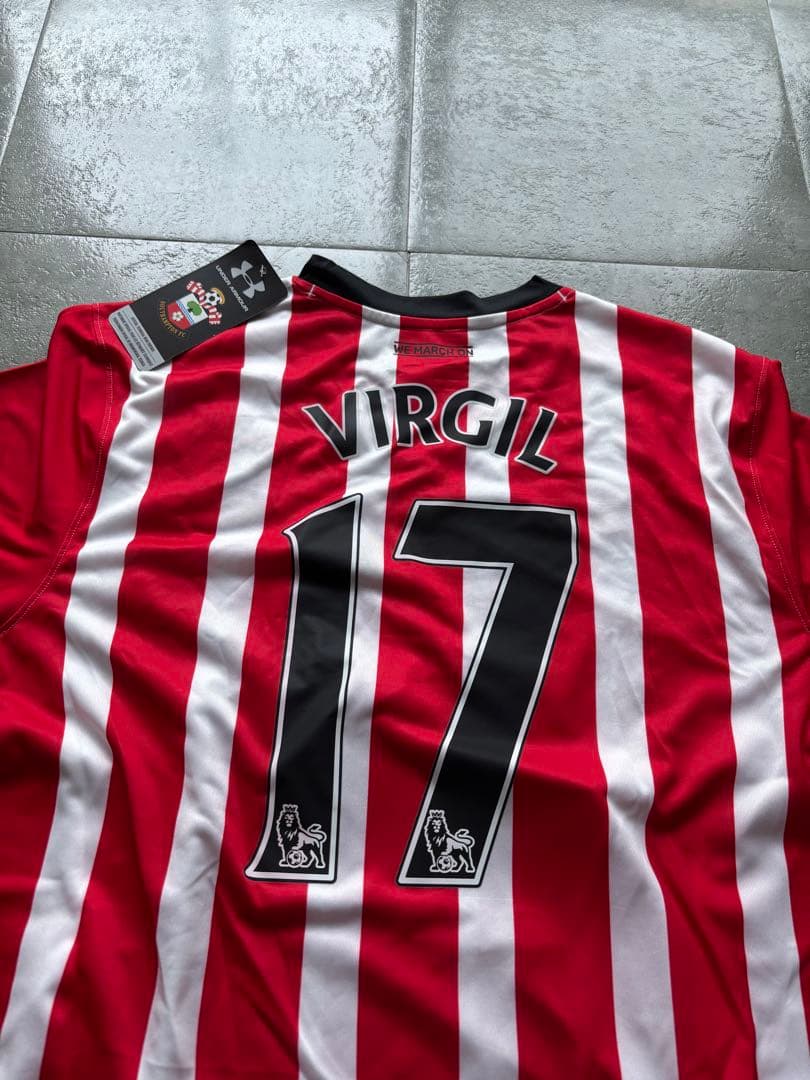 16-17 ファンダイク　サウサンプトン　アンダーアーマー　ホームユニフォーム