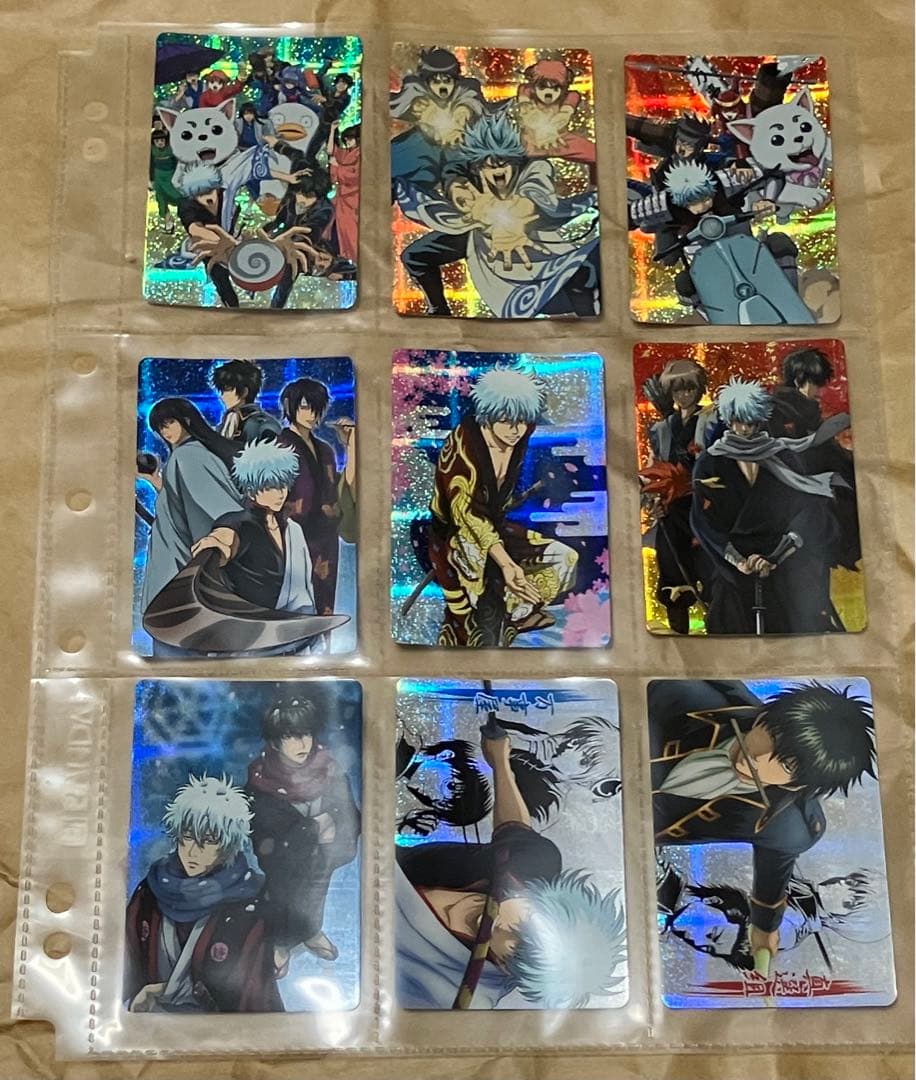 付属カード有　帯付　銀魂　ぎんたばいんだー　クリアコレクション ファイル