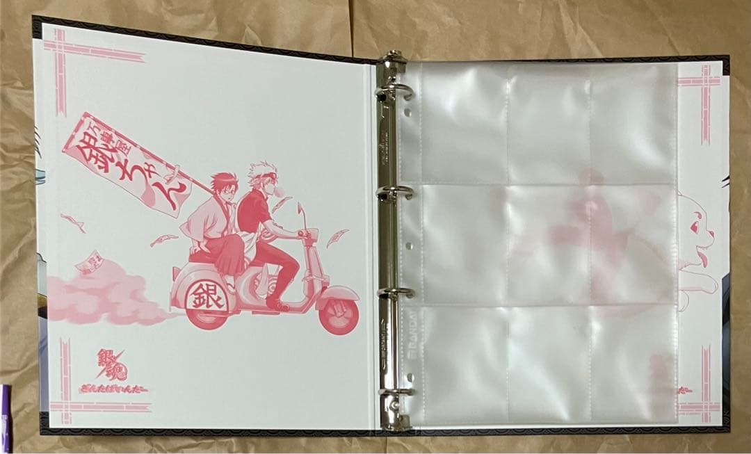 付属カード有　帯付　銀魂　ぎんたばいんだー　クリアコレクション ファイル