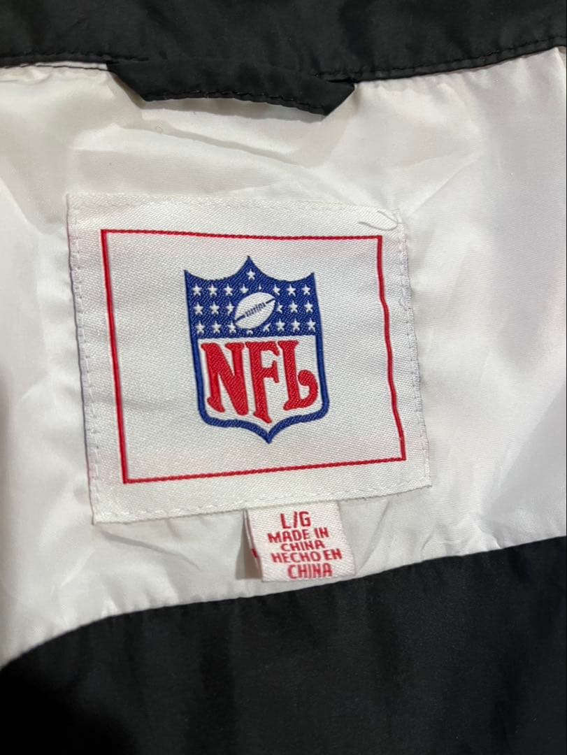 レアヴィンテージRAIDERS薄手ナイロンウォームアップジャケットシュ