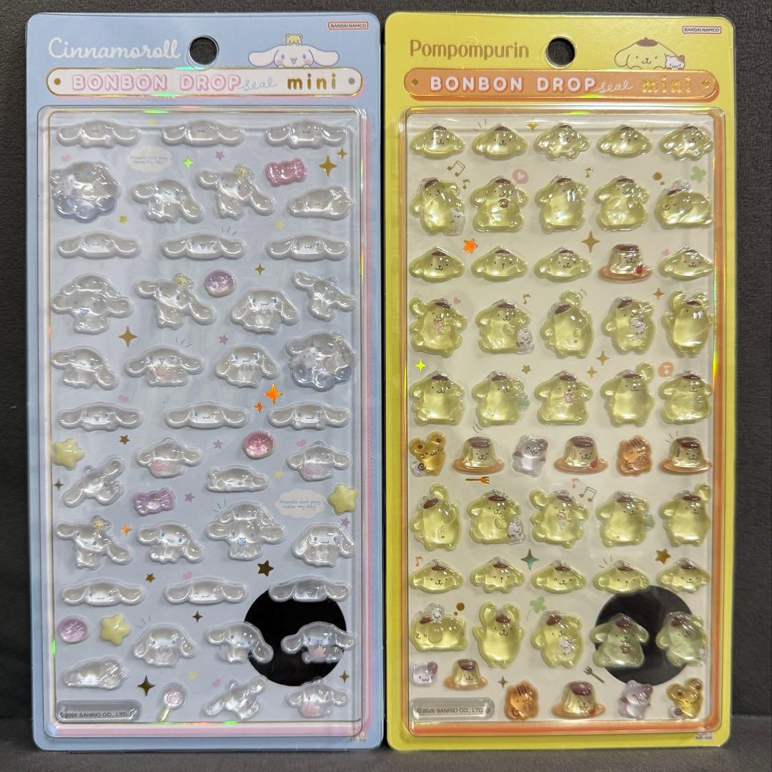 ボンボンドロップシール　サンリオ ミニ　8種コンプリート　正規品　まとめ売り