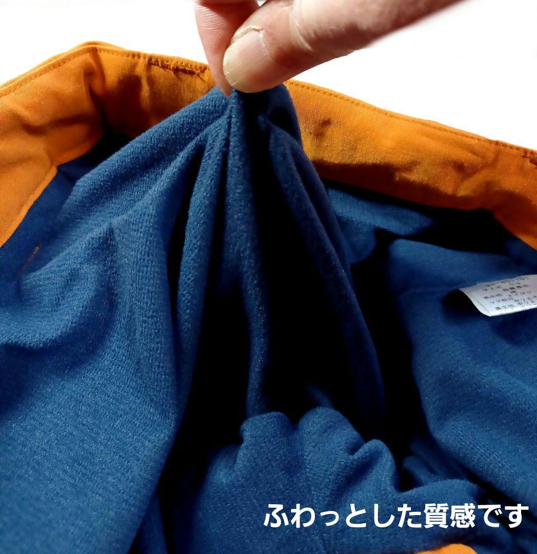 美品■TOVHO トヴホ 裏地付 防寒 撥水 中綿パンツ オレンジ メンズ 03