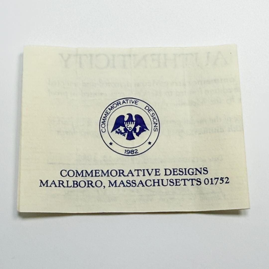 【希少】ワシントン生誕250周年記念 純銀メダル シリアルあり