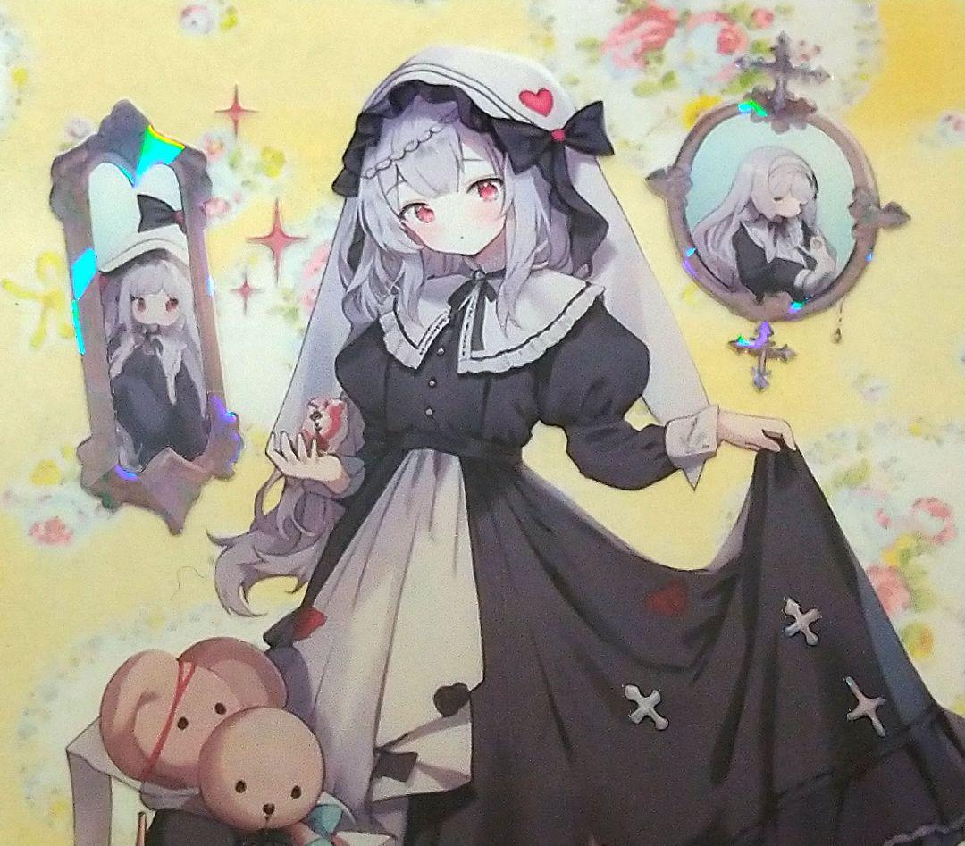 廃盤品✩J841＃赤黯时刻(贝壳光)切り売り海外人物女の子AIマステ